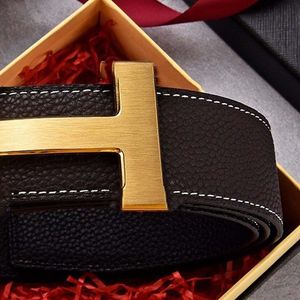 mans luxury belt black leather belt fashion womens belt brown belt man Cowskin Genuine Leather belts Unisex Letters brand belts gold buckle belt big designer belt