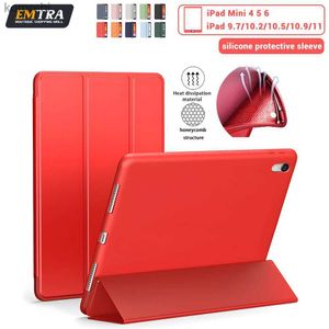 Tablet PC Cases Bags For iPad 9.7 2018 2017 fundas Magnetic Pu Leather Stand Cover For iPad 5th 6th 9.7 inch 7th 8th 10.2 Air 1 2 10 Generation CaseL240217