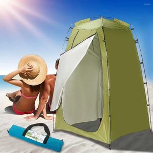 Tält och skyddsrum Portabelt fiske tält Automatisk -up camping dusch badrum toalett föränderlig rum 1 person utomhus