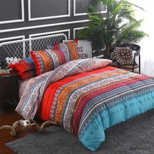 Conjuntos de cama fanaijia 3d boêmio conjuntos de cama boho impresso mandala conjunto capa edredão com caso queen size roupa de cama têxtil casa