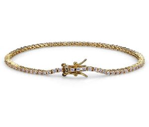 Hip Hop Bracelets Jewelry For Men Women Luxury Grade Quality Bling 25mm Zircon Bracelets Exquisite 18K Gold Plated Tennis Bracele3546961