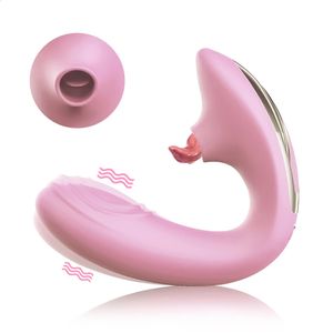 Clitoral Tongue Licking Dildo Vibrators Female For Women Clit Clitoris Lick Vagina Stimulator Sex Toys Goods for Adults 18 240202