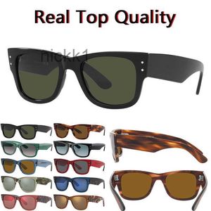 New Style Luxury Eyeglass 0840s Mega Sunglasses for Men Women Acetate Frame Real Glass Lenses Fashion Sun Glasses Male Female with Box 8H0B