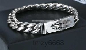 Bracelet Cross Mens and Womens Fashion Brand Domineering Personality Retro Hand Thai Silver QS9E