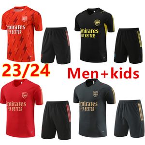 2023 2024 PEPE SKA Arsen Sportswear Football Jersey 23 24 Manga curta Gunner Training Suit ODEGAARD THOMAS TIERNEY SMITH ROWE Transport Boys' Sportswear Set