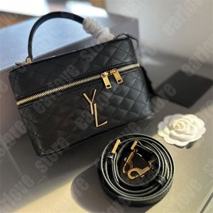 Designer June Box Women Makeup Case Zipper Y Crossbody Bags Luxury Travel Cosmetic Pouch Washbag Womens Make Up Bag Tote Handväskor