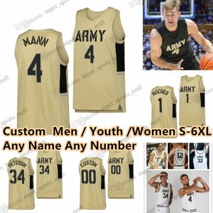 S-6XL Army Black Knights College Basketball 14 Josh Scovens Jerseys 54 Abe Johnson 2 Ryan Curry 21 Jackson Mayo 55 AJ Allenspach 22 Kwabena Davis 3 Jaden Ellis Mayo