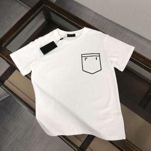 summer men T shirt designer t shirts mens womens fake pockets letter print graphic tee simple trend short sleeved top fashion casual loose cotton plus size Tee