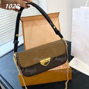 Designer Bag Women Crossbody Shoulder Bags padlock Chain Wallet Lady Easy Pouch On Strap Purse Letters Embossed Flower Stripes Luxury Brand Handbags