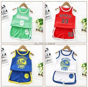 Clothing Sets Prowow Basketball Jersey Boys Summer Kids Baby Shirt + Shorts Set Sport Childrens Clothes Uniforms Breathable Toddler Outfits