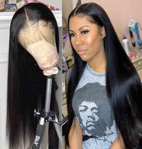 Lace Front Human Hair Wigs Pre Plucked 13x4 Brazilian Hd Frontal Straight Lace Front Wig Human Hair Wigs Glueless Full Lace Wigs5959689