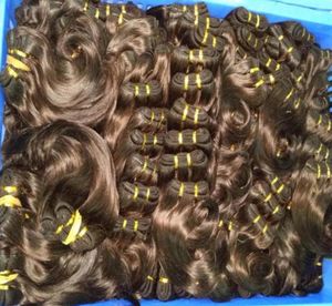 30pcslot novo produto de tecelagem completa arrvial 3 cores cabelo brasileiro curto onda ombre negócio top vendor88455878551375