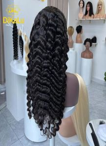 DKL 1440inch Long Human Hair Wigs Lace Front Wig Natural Color 13x4 13x6 5x5 4x4 Yaki Straight Kinky Curly Water Loose Deep Body 91583187