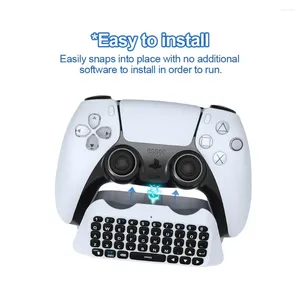 Controladores de jogo Controlador de teclado sem fio 3.5mm Gaming Handle Bluetooth-compatível 3.0 para Sony PS5 Gamepad Mount Mini Teclado