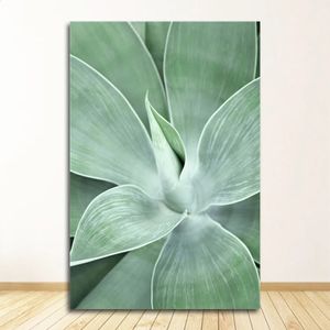 ANGEL Wall Art Canvas Painting Wall Pictures For Living Room Decor Green Plant Abstract Lines Vintage Poster Nordic Posters 240129