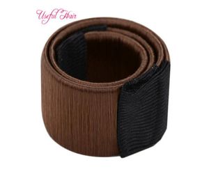 21cm Braiders Diy Hair Ties Girl Hair Diy Styling Blond Donut Tidigare skum hårmagi Tools Bun Maker Bow Braiders F9318637