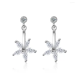 Ohrstecker Kinder Tiny Echt 925 Sterling Silber Süße Blume Für Frauen Mädchen Feiner S925 Schmuck 3899