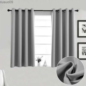 Curtain Small Window Curtains for Bedroom Short Curtain for Bathroom Living Room Doorways Rideaux Cortinas Small Tende High Shading 85%