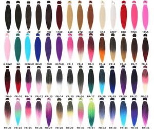 Wendyhair Ombre Ez Braids Pre Stretted High耐熱性合成髪全体販売良いフィードバック22209659153768