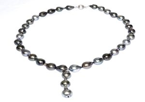 Fina pärlor juvelymulti färger luster tahitiska sydsjön 35 datorer barock pärla 18quot halsband8133736