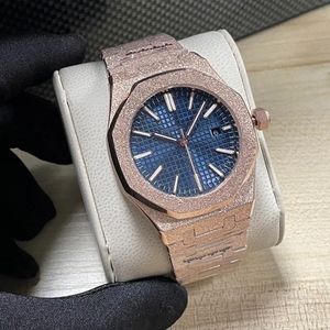 Luksusowe zegarek męskie zegarki 41 mm Dial Automatyczny ruch mechaniczny zegar ze stali nierog nierdzewną Pasek Strap Casual Na rękę