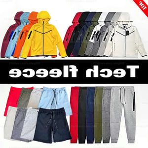 Letnia sportowa technologia polar set projektant techfleece dres dressit męskie szorty sportowe sporty jogger spodni grube pojemniki na to man kurtka