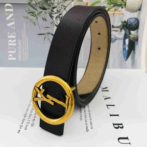 Classic Belt Womens Luxury Designer Belts Brass Buckle Y Automatic Mens Business VCQ8