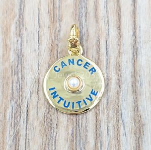 Vermeil Silver Bear Horoscopes Cancer Pendant With Pearl Authentic 925 Sterling Silver pendants Fits European Style Gift 8 Andy Je1610527