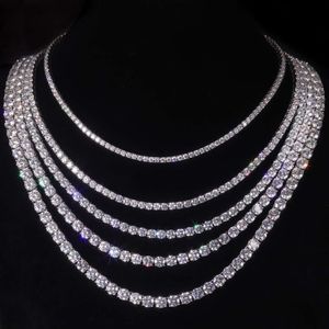 Wholesale Jewelry 14K/ Solid Gold Lab Grown Diamond Tennis Necklace