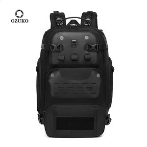 Ozuko Tactical bac Outdoor Travel Pack Мужской багаж Многофункциональный рюкзак Большая водонепроницаемая женская сумка на 20 ноутбуков Mochila 240124