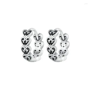 Stud Earrings Self Product Compound Stone Pattern Women's Earring 925 Sterling Silver Charms Fine Jewelry Making Fit Original Women Gift