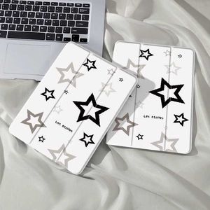 Tablet PC Cases Bags Simple Stars Case Compatible With iPad 9.7-Inch (6th/5th Generation 2018/2017)Mini4/5 Air4/5 10.9inWith Pen HolderL240217