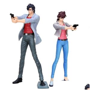 Action Toy Toy Actures 18-20cm City Hunter Cateror Ryo Saeba Kaori Makimura Model Toys Dolls في الأسهم 220602 Drop Delive Dhl7n