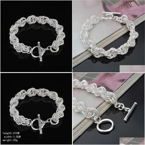 Kette Hohe Qualität Niedriger Preis 925 Silber Armbänder Grade Sterling Für Hochzeit Party Frauen Schmuck Männer Armband Charms Drop Lieferung Jewe Dh79R