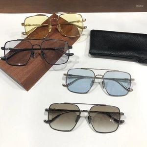 Óculos de sol moda corrente para mulheres homem cabos de metal valentin óculos condução viagem óculos designer de sol uv400