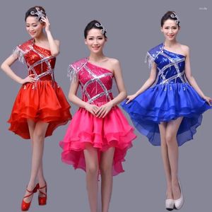 Stage Wear Sequins Female Suits Festival Modern Jazz Dance Costume Singer Team Dancer Prom Show Performance Clothing