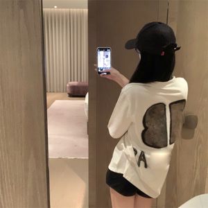 Designer clothes Women's top T-shirt Summer Loose Casual American Hip Hop Fashion Brand Large Logo Letter Pattern Printed Short Sleeve High Street Trend Oversize