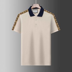 2024 Polo da uomo Mens Stylist Polo di lusso da uomo di marca polo T-shirt moda estiva traspirante a maniche corte bavero top casual