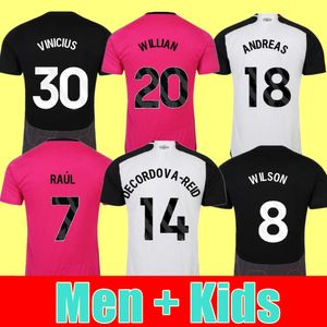 23 24 24 Home Raul Away Jersey Willian Cairney J.Palhinha Robinson de Cordova-Reid Andreas Reed Ream Adama Muniz Tete Castagne 23 24 piłka nożna Koszule dla dzieci