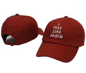 Ballkappen Kanye West Marke I Feel Like Pablo Fashion Golf Swag Cap Pray Palace Papa Hut Sonne Baumwolle Damen und Herren Baseball Snapback