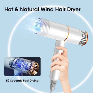 Professional Hair Dryer High Power Infrared Anion Hammer Powerful Cold And Air Salon 240122
