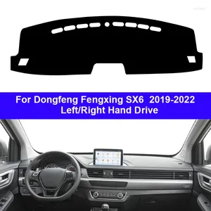Acessórios interiores do carro auto painel interno capa para dongfeng fengxing sx6 2024-traço tapete dashmat capa sun sombra almofada tapete