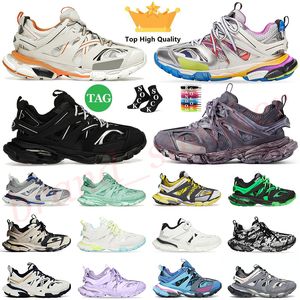 balenciaga track 3 3.0 tracks runners tess.s. 2023 Marca Designer Mens Mulheres Sapatos Casuais Branco Preto Plataforma Sneakers Vintage Gomma couro Trainers