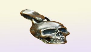 LINSION стерлингового серебра 925 пробы с деталями черепа кулон мужской байкерский рок-панк кулон TA181 JP71068978024906