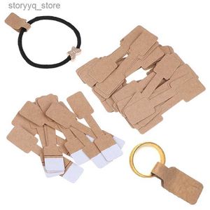 Labels Tags 50/100Pcs Quadrate Blank Price Tags Necklace Ring Jewelry Labels Paper Stickers Q240217