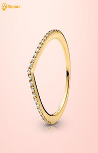 Danturn novo 925 anéis de prata esterlina espumante wishbone anel original 925 prata europeu anel feminino diy jóias fazendo gift1704810