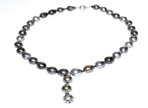 Fine Pearls Jewelrymulti Kolory Luster Tahitian Morze Południowe 35 szt. Barokowa perła 18