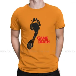 メンズTシャツゲームの死の足跡クラシッククラシックハラジュクTシャツブルースリーマーシャルアーティスト印刷トップカジュアルシャツ男性半袖服