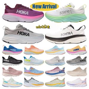 Hoka Designer Buty buty do koszykówki Bondi 8 Clifton 8 Clifton 9 Free People Lanc de Blanc Fiesta Summen Song One Mens Buty Buty 36-47