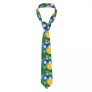 Bow Ties Brazil Soccer Ball Tie Necktie Clothing Accessories